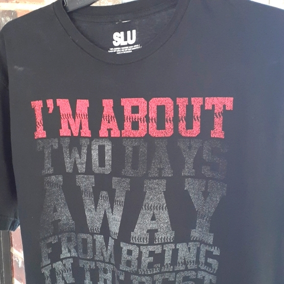 SLU T-Shirt 100% Cotton  Size Large - Picture 1 of 4